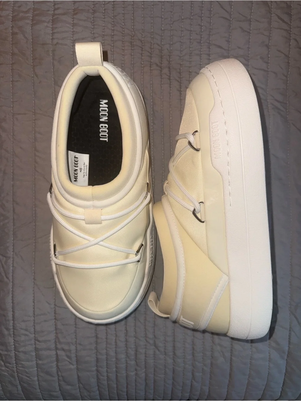 Moon Boot park icon cream sneakers